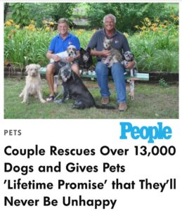 Danny Robertshaw Instagram - Thank you People Magazine for your story about @dannyronsrescue! Link in Bio to full story! @people Magazine