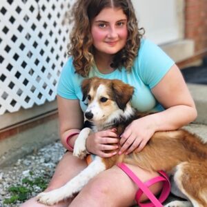 Danny Robertshaw Instagram - HAVEN is the lucky dog chosen 3 months ago to be trained as a service dog and companion for Carolanne, a beautiful young lady going through chemotherapy treatments for mouth cancer.  Our good friend, John Martino (insta: @bewareofdogzz) trained and then delivered Haven to Carolanne in Chicago last week; these are photos of their first meeting. 

"About three months ago I got a call from a friend of mine in Chicago. He asked me how he could get a service dog for his niece who has been diagnosed with cancer and how much it would cost. I volunteered to rescue a dog and to do all the training and get it certified so the dog could accompany her through this horrific ordeal. It’s the second dog I have trained for a child diagnosed with cancer. I can honestly say the hardest thing in my life to date was walking into the oncology center for children. It was so absolutely heart-wrenching. I’ve been blessed with being very successful in my career and living a good life. Going into a facility like that really humbles you and makes you reevaluate what’s really important in life." John Martino.