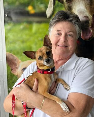 Danny Robertshaw Instagram - Smiling happy adopters and their new four-legged family members! Perfect matches made during our Danny & Ron’s Rescue WEF Adoption Event continuing through March 31st. 

#adoptlove #dannyronsrescue #alifetimepromise #rescuedogsofinstagram