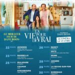 Dany Boon Instagram - Voici les dates de la tournée d’avant-premières de La vie pour de vrai qui démarre demain 🥳 Hâte de venir à votre rencontre au cinéma avec l’équipe du film ! #laviepourdevrai
