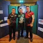 Daryl Gurney Instagram - Exhibition-ing with @gerwynpriceiceman180 @jonnyclay180 🤙🏻🤙🏻🎯🎯