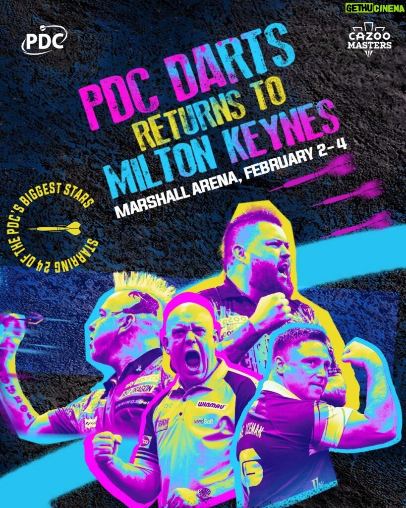Daryl Gurney Instagram - 🚨BREAKING NEWS🚨 Gerwyn Price has withdrawn from this weekend's Cazoo Masters, and Daryl has been called up as his replacement for the tournament! Daryl will play either Joe Cullen or Josh Rock in round two on Saturday afternoon. It's live on ITV Sport in the UK. Good luck Chin!