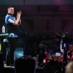 Daryl Gurney Instagram - I'm back for day two at the Players Championship in Wigan. I made the board final yesterday, and I'm looking to build on that, and better that today. You can follow my progress on my socials. Play starts at 1pm UK time. Thanks for the support. @carquay @weekendoffender @winmauofficial