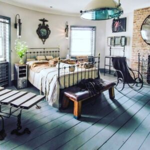 Daveigh Chase Instagram - Dream room, cept id throw in an old dusty rose morrocan tapestry rug w/ hints of gold and slate blue/grey #daydream #idreamallday