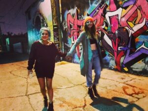 Daveigh Chase Instagram - Already missing my partner in crime <3 @breezymoonchild