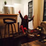 Daveigh Chase Instagram - Having a moment, just knocked over @ohmygodrey bookshelf. The usual.