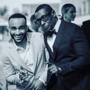 David Harewood Instagram - A BAFTA weekend!
@munyachawawa #davidolusoga 
#baftas