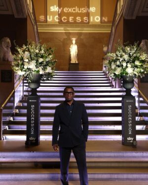 David Harewood Instagram - Big thank you to @paulsmithdesign for this beautiful outfit! Enjoyed my evening at the #sucession premier! Shout out to @sabinaharper for her hard work!👌🏾
