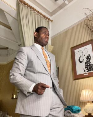 David Harewood Instagram - Time for business.
#BestofEnemies