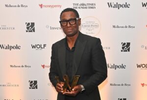 David Harewood Instagram - Thank you @sabinaharper and Malachi Kirby for this sneaky but wonderful surprise. Sat at a table of top talent @walpole_uk awards including @thelecky and @werucheopia who all looked fabulous. The whole night was 🔥🔥🔥
📸 DaveBennet
