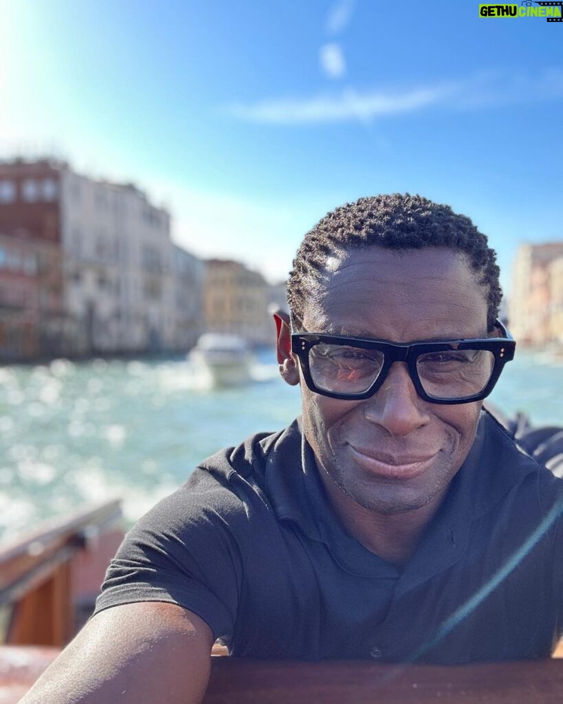 David Harewood Instagram - There are days when you’re doing this gig that really stand out in your memory. Today was one of those days. #venice ❤️🇮🇹