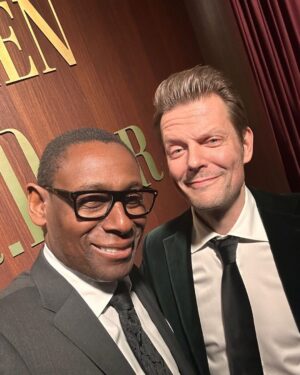 David Harewood Instagram - It was like meeting Max Payne himself! Really looking forward to playing @alanwakeofficial 2! I've played just about every single @remedygames product and they always knock it out of the park. Saw the trailer yesterday, looks awesome. Bring it on!
