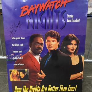 David Hasselhoff Instagram - My personally autographed Baywatch Nights promo poster can be yours!  Bidding is open now, link in bio!
#DavidHasselhoff #TheHoff #TheHoffAuction #Auction #LiveAuction #Bidding #LiveAuctioneers #DiligentEstateSales #SpongeBob #KnightRider #MichaelKnight #KITT #Baywatch #MitchBuchannon #Lifeguard #80s #90s #Memorabilia #BaywatchNights #Poster #Autographed