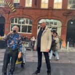 David Hasselhoff Instagram - Having a great time in Cardiff. Saw this guy…. The welsh love to sing. Cardiff city centre