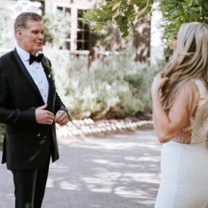 David Hasselhoff Instagram - I have never seen my daughter look more beautiful than on her wedding day!

She has found herself a winner in Madison and I welcome him and his family to mine.  Link in bio!