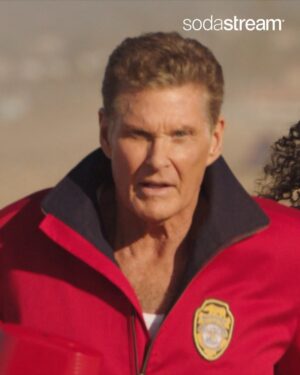 David Hasselhoff Instagram - Proud to share my new campaign for Sodastream’s Earth Month. And yes, I’m back in my Baywatch outfit, but this time, saving the cute baby sea turtles!  @SodaStream  #sodastream4seaturtles