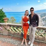 David Lim Instagram - Touch down in Taormina! 🌶️🛵🇮🇹 #taormina #sicily #ciao Taormina, Sicily
