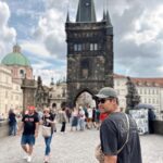 David Lim Instagram - It’s not a trip to Prague without a stroll over the Charles!🚶🏻🏰🇨🇿 #charlesbridge #prague Charles Bridge, Prague
