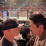 David Lim Instagram - Ringside for the return of the GOAT and an awesome weekend in Vegas with my #SWAT brother @odievgallop! 👊🏽💥🎰 #ufc285 #vegasbaby #rollswat Las Vegas, Nevada