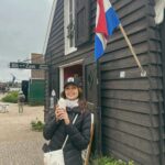 David Lim Instagram - Windmills, cheese, and hot cocoa in the countryside. 🌬️🧀🐑🇳🇱 #zaanseschans #netherlands Zaanse Schans