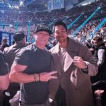David Lim Instagram - Ringside for the return of the GOAT and an awesome weekend in Vegas with my #SWAT brother @odievgallop! 👊🏽💥🎰 #ufc285 #vegasbaby #rollswat Las Vegas, Nevada