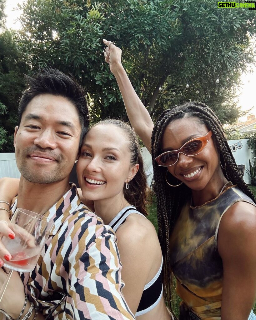 David Lim Instagram - Backyard shenanigans with a few of my favorite people! 🥳
