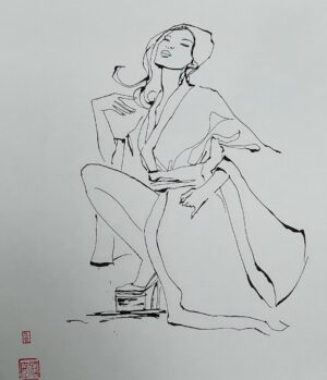 David Mack Instagram - New #Watercolors & Ink #Japan 
#Psylocke
Modeled by @ComicKairi

Original art & prints of my work are available at @kirbyscomicart .

My new art book: THE MARVEL ART OF DAVID MACK ships soon!
@CLoverpress 

I'm signing at @emeraldcitycomiccon #Seattle. DC for @awesomecons , & @wondercon in March.  With ORIGINAL ART

My creation of ECHO is #1 on Disney+ & Hulu

MARVEL Assembled: The Making of ECHO out  today.

I was interviewed with @VincentDOnofrio about #ECHO & #Daredevil.  Interview out now.
In my story I shared the interview of @AlaquaCox on the Tonight show! 

I taught at the School for the Deaf in Africa, Asia, & Europe, in my work for the US State Dept, and the students love Echo all around the world. And now to see Echo embraced so personally here & on mainstream TV is moving. 

A heartfelt thank you to the cast & creators of the ECHO @Disney+ series, @AlaquaCox @sydneyfreeland @mariondayre @zahnmcclarnon @shoshannah7 #DarnellBesaw & all that I met & have yet to meet, for putting such heartfelt effort & thoughtfulness into this story & character & world. 

Sharing my watercolor art in honor of ECHO, including young Maya played by Darnell Besaw, 

Video at the ECHO premiere with the cast & creators.
Legendary @VincentDOnofrio graciously telling the press that I created Echo & helped with his Kingpin performance on #Daredevil.
Wonderful to view the Echo series with my co-creator & collaborators on that first story, @JoeQuesada, & @JimmyPalmiotti, (who also hired me to write Daredevil back then- 25 years ago, & on) & editor Nanci Q, @AmandaConner, & @ComicKairi, who filmed this moment & so many other photos & videos I will share with you here.

I hope you enjoy the ECHO show.

You can find my original art work at @KirbysComicArt