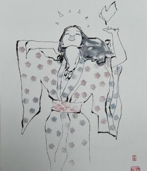 David Mack Instagram - New #Watercolors & Ink #Japan 
#Psylocke
Modeled by @ComicKairi

Original art & prints of my work are available at @kirbyscomicart .

My new art book: THE MARVEL ART OF DAVID MACK ships soon!
@CLoverpress 

I'm signing at @emeraldcitycomiccon #Seattle. DC for @awesomecons , & @wondercon in March.  With ORIGINAL ART

My creation of ECHO is #1 on Disney+ & Hulu

MARVEL Assembled: The Making of ECHO out  today.

I was interviewed with @VincentDOnofrio about #ECHO & #Daredevil.  Interview out now.
In my story I shared the interview of @AlaquaCox on the Tonight show! 

I taught at the School for the Deaf in Africa, Asia, & Europe, in my work for the US State Dept, and the students love Echo all around the world. And now to see Echo embraced so personally here & on mainstream TV is moving. 

A heartfelt thank you to the cast & creators of the ECHO @Disney+ series, @AlaquaCox @sydneyfreeland @mariondayre @zahnmcclarnon @shoshannah7 #DarnellBesaw & all that I met & have yet to meet, for putting such heartfelt effort & thoughtfulness into this story & character & world. 

Sharing my watercolor art in honor of ECHO, including young Maya played by Darnell Besaw, 

Video at the ECHO premiere with the cast & creators.
Legendary @VincentDOnofrio graciously telling the press that I created Echo & helped with his Kingpin performance on #Daredevil.
Wonderful to view the Echo series with my co-creator & collaborators on that first story, @JoeQuesada, & @JimmyPalmiotti, (who also hired me to write Daredevil back then- 25 years ago, & on) & editor Nanci Q, @AmandaConner, & @ComicKairi, who filmed this moment & so many other photos & videos I will share with you here.

I hope you enjoy the ECHO show.

You can find my original art work at @KirbysComicArt