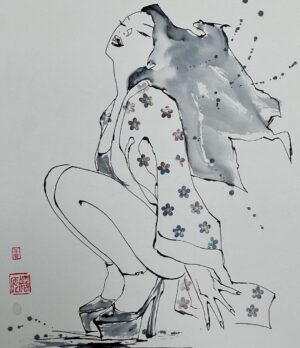David Mack Instagram - New #Watercolors & Ink #Japan 
#Psylocke
Modeled by @ComicKairi

Original art & prints of my work are available at @kirbyscomicart .

My new art book: THE MARVEL ART OF DAVID MACK ships soon!
@CLoverpress 

I'm signing at @emeraldcitycomiccon #Seattle. DC for @awesomecons , & @wondercon in March.  With ORIGINAL ART

My creation of ECHO is #1 on Disney+ & Hulu

MARVEL Assembled: The Making of ECHO out  today.

I was interviewed with @VincentDOnofrio about #ECHO & #Daredevil.  Interview out now.
In my story I shared the interview of @AlaquaCox on the Tonight show! 

I taught at the School for the Deaf in Africa, Asia, & Europe, in my work for the US State Dept, and the students love Echo all around the world. And now to see Echo embraced so personally here & on mainstream TV is moving. 

A heartfelt thank you to the cast & creators of the ECHO @Disney+ series, @AlaquaCox @sydneyfreeland @mariondayre @zahnmcclarnon @shoshannah7 #DarnellBesaw & all that I met & have yet to meet, for putting such heartfelt effort & thoughtfulness into this story & character & world. 

Sharing my watercolor art in honor of ECHO, including young Maya played by Darnell Besaw, 

Video at the ECHO premiere with the cast & creators.
Legendary @VincentDOnofrio graciously telling the press that I created Echo & helped with his Kingpin performance on #Daredevil.
Wonderful to view the Echo series with my co-creator & collaborators on that first story, @JoeQuesada, & @JimmyPalmiotti, (who also hired me to write Daredevil back then- 25 years ago, & on) & editor Nanci Q, @AmandaConner, & @ComicKairi, who filmed this moment & so many other photos & videos I will share with you here.

I hope you enjoy the ECHO show.

You can find my original art work at @KirbysComicArt