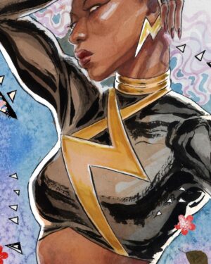 David Mack Instagram - My new #STORM cover to MARVEL's X-Men: Rise of the Powers of X.

Original art & prints of my work are available at @KirybsComicArt.

My new art book: THE MARVEL ART OF DAVID MACK ships soon!
@clover_press 

I was interviewed with @VincentDOnofrio this week about #ECHO & #Daredevil. Will share it when it's public. 
In my story is the interview of @AlaquaCox on the Tonight show! 

I taught at the School for the Deaf in Africa, Asia, & Europe, in my work for the US State Dept, and the students love Echo all around the world. And now to see Echo embraced so personally here & on mainstream TV is moving. 

A heartfelt thank you to the cast & creators of the ECHO @Disney+ series, @AlaquaCox @sydneyfreeland @mariondayre @zahnmcclarnon @shoshannah7 #DarnellBesaw & all that I met & have yet to meet, for putting such heartfelt effort & thoughtfulness into this story & character & world. 

Sharing my watercolor art in honor of ECHO, including young Maya played by Darnell Besaw, 

Video at the ECHO premiere with the cast & creators.
Legendary @VincentDOnofrio graciously telling the press that I created Echo & helped with his Kingpin performance on #Daredevil.
Wonderful to view the Echo series with my co-creator & collaborators on that first story, @JoeQuesada, & @JimmyPalmiotti, (who also hired me to write Daredevil back then- 25 years ago, & on) & editor Nanci Q, @AmandaConner, & @ComicKairi, who filmed this moment & so many other photos & videos I will share with you here.

I hope you enjoy the ECHO show.

You can find my original art work at @KirbysComicArt