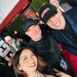 David Mack Instagram - My character of: 
"Marvel’s ‘Echo’ Premieres At Number One On Both Disney+ And Hulu".

Sounds like the right time for my creator-owned series: KABUKI to have her TV series, right? ⚡️ ⚡️
& our creator-owned series called: COVER from @BrianMBendis & I... inspired by my overseas work for the US State Dept...

To all those supporting my work... where did you discover my work?  Kabuki? Daredevil? Cover? Jessica Jones? My work with Neil Gaiman? 

At the ECHO premiere with the cast & creators.

Legendary @VincentDOnofrio graciously telling the press that I created Echo & helped with his Kingpin performance on #Daredevil.
Wonderful to view the Echo series with my co-creator & collaborators on that first story, @JoeQuesada, & @JimmyPalmiotti, (who also hired me to write Daredevil back then- 25 years ago, & on) & editor Nanci Q, @AmandaConner, & @ComicKairi, who filmed this moment & so many other photos & videos I will share with you here.

A heartfelt thank you to the cast & creators of the ECHO @Disney+ series, @AlaquaCox @sydneyfreeland @mariondayre @zahnmcclarnon @shoshannah7 & all that I met & have yet to meet, for putting such heartfelt effort & thoughtfulness into this story & character & world.

It's a moving experiences for me to see the ECHO story come to life after all these year, & after so much invested in the character & stories that come from a very personal place.

It was incredible to see so many people dressed as ECHO at the premiere, & so wonderful to see the character embraced by the Deaf community & the Indigenous community.

I taught at the School for the Deaf in Africa, Asia, & Europe, in my work for the US State Dept, and the students love Echo all around the world. And now to see Echo embraced so personally here is so moving. 

I hope all of you enjoy the show today.