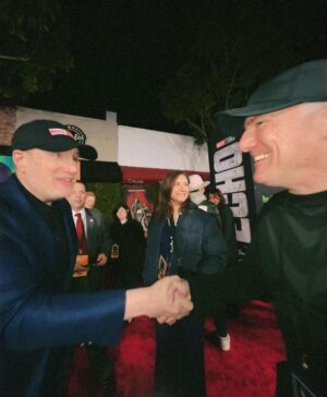 David Mack Instagram - At the ECHO premiere with the cast & creators.
Legendary @VincentDOnofrio graciously telling the press that I created Echo & helped with his Kingpin performance on #Daredevil.
Wonderful to view the Echo series with my co-creator & collaborators on that first story, @JoeQuesada, & @JimmyPalmiotti, (who also hired me to write Daredevil back then- 25 years ago, & on) & editor Nanci Q, @AmandaConner, & @ComicKairi, who filmed this moment & so many other photos & videos I will share with you here.

A heartfelt thank you to the cast & creators of the ECHO @Disney+ series, @AlaquaCox @sydneyfreeland @mariondayre @zahnmcclarnon @shoshannah7 & all that I met & have yet to meet, for putting such heartfelt effort & thoughtfulness into this story & character & world.

It's a moving experiences for me to see the ECHO story come to life after all these year, & after so much invested in the character & stories that come from a very personal place.

It was incredible to see so many people dressed as ECHO at the premiere, & so wonderful to see the character embraced by the Deaf community & the Indigenous community.

I taught at the School for the Deaf in Africa, Asia, & Europe, in my work for the US State Dept, and the students love Echo all around the world.  And now to see Echo embraced so personally here is so moving. 

I hope all of you enjoy the show today.