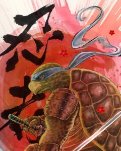 David Mack Instagram - An honor to create my cover for #TMNT! Available during #NewYorkComicCon ONLINE Thursday Oct 12 from @SMZcomics here: https://www.whatnot.com/live/8fe31496-777f-4343-a700-0b0f24468648?app=ios&sender_id=334583&sharing_channel=copyLink Art & Prints of my work @kirbysComicArt here: https://kirbyscomicartshop.com/collections/david-mack LINK in BIO My #NYCC table is H-15. Will have the #4 #SIKTC Mack Pack. @kevineastmantmnt @whatnotcomics @aka_mr.bolo #TeenageMutantNinjaTurtles Thanks for the AMAZING orders on THE MARVEL ART OF DAVID MACK book! Can still order it at LINK in my BIO @clover_press Find prints & originals of my work at @KirbysComicArt My creation of MARVEL Studios #ECHO JANUARY on Disney+ Thanks all of you who have supported my books & work over the years! Can you believe it's 25 years since I first created ECHO on my first work at MARVEL as WRITER for #Daredevil? And 30 years since my first KABUKI story! (Which is what got me the offer to start writing Daredevil at Marvel. All my KABUKI books at @DarkHorseComics. Including our creator-owned series called COVER with @brianmbendis , inspired by my overseas work for the US State Dept. Updates on KABUKI soon!