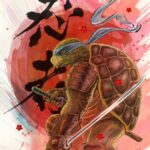 David Mack Instagram – An honor to create my cover for #TMNT! 
Available during #NewYorkComicCon ONLINE Thursday Oct 12 from @SMZcomics here: https://www.whatnot.com/live/8fe31496-777f-4343-a700-0b0f24468648?app=ios&sender_id=334583&sharing_channel=copyLink

Art & Prints of my work @kirbysComicArt here: https://kirbyscomicartshop.com/collections/david-mack  LINK in BIO

My #NYCC table is H-15. 

Will have the #4 #SIKTC Mack Pack.
@kevineastmantmnt @whatnotcomics @aka_mr.bolo 
#TeenageMutantNinjaTurtles

Thanks for the AMAZING orders on THE MARVEL ART OF DAVID MACK book!
Can still order it at LINK in my BIO
@clover_press 

Find prints & originals of my work at @KirbysComicArt

My creation of MARVEL Studios #ECHO JANUARY on Disney+ 
Thanks all of you who have supported my books & work over the years!

Can you believe it’s 25 years since I first created ECHO on my first work at MARVEL as WRITER for #Daredevil?
And 30 years since my first KABUKI story! (Which is what got me the offer to start writing Daredevil at Marvel.

All my KABUKI books at @DarkHorseComics.
Including our creator-owned series called COVER with @brianmbendis , inspired by my overseas work for the US State Dept.
Updates on KABUKI soon!