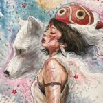 David Mack Instagram – Thanks for the LOVE at the signings!  You can find me in the PORTLAND area signing this Wed 4-6 at @TFAW by @darkhorsecomics building!  My new cover  of @StanSakai’s #UsagoYojimo out Wednesday!

And because you ASKED for it!
New #PrincessMononoke PRINTS from @kirbyscomicart here: https://kirbyscomicartshop.com/collections/david-mack?page=1&fbclid=IwAR3pYNaZp7jIltVHJP8ar9F4RUqohBQXtgJUphdMu2AooaPr_TtrB2IH9T8

The original art sold, but please order the limited edition prints while they are available!
Modeled by @comicKairi!
LINK in my BIO

The first of my line of prints of this series!

See you at: 
@NY_Comic_Con in Oct.  #Sanfrancisco Expo in Nov.  Japan in Dec: @TokyoComicCon & @braveandboldart
#Hawaii in January! 

A pic from last night With @Oeming @BRIANMBENDIS & London Bendis. See you at my @TFAW
#portland signing Wednesday 4-6pm 
@DarkHorseComics

I will have my ORIGINAL ART available! & my NEIL GAIMAN #Sandman PRINTS!
From @Catmihos