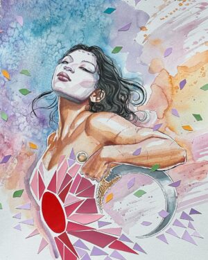 David Mack Instagram - #PrincessMononoke
I'll be signing at 2 #Japan events in December!
@TokyoComicCon & @braveandboldart

See you at @RoseCityCC this week!
With @BrianmBendis & @oeming 
Thanks to @ComicKairi as #Mononoke model~

@NY_Comic_Coni n Oct.
#Sanfrancisco Expo in Nov.
#Hawaii in January!

Thanks for the AMAZING orders on THE MARVEL ART OF DAVID MACK book!
Can still order it at LINK in my BIO
@clover_press 

Find prints & originals of my work at @KirbysComicArt

& if you want CGC signings of my work but can't make it to a convention, @cgcsignatureseries is offering my Signature & REMARQUES on books now through Sept 29.  @cgccomics 

My creation of MARVEL Studios #ECHO JANUARY on Disney+ 
Thanks all of you who have supported my books & work over the years!

Can you believe it's 25 years since I first created ECHO on my first work at MARVEL as WRITER for #Daredevil?
And 30 years since my first KABUKI story! (Which is what got me the offer to start writing Daredevil at Marvel.

All my KABUKI books at @DarkHorseComics.
Including our creator-owned series called COVER with @brianmbendis , inspired by my overseas work for the US State Dept.
Updates on KABUKI soon!