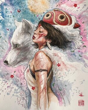 David Mack Instagram - #PrincessMononoke
I'll be signing at 2 #Japan events in December!
@TokyoComicCon & @braveandboldart

See you at @RoseCityCC this week!
With @BrianmBendis & @oeming 
Thanks to @ComicKairi as #Mononoke model~

@NY_Comic_Coni n Oct.
#Sanfrancisco Expo in Nov.
#Hawaii in January!

Thanks for the AMAZING orders on THE MARVEL ART OF DAVID MACK book!
Can still order it at LINK in my BIO
@clover_press 

Find prints & originals of my work at @KirbysComicArt

& if you want CGC signings of my work but can't make it to a convention, @cgcsignatureseries is offering my Signature & REMARQUES on books now through Sept 29.  @cgccomics 

My creation of MARVEL Studios #ECHO JANUARY on Disney+ 
Thanks all of you who have supported my books & work over the years!

Can you believe it's 25 years since I first created ECHO on my first work at MARVEL as WRITER for #Daredevil?
And 30 years since my first KABUKI story! (Which is what got me the offer to start writing Daredevil at Marvel.

All my KABUKI books at @DarkHorseComics.
Including our creator-owned series called COVER with @brianmbendis , inspired by my overseas work for the US State Dept.
Updates on KABUKI soon!