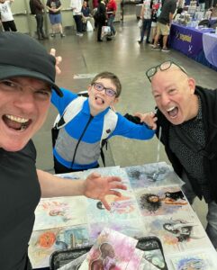 David Mack Instagram - Thanks for the incredible time at @baltimorecomics! See you at @RoseCityCC this month! @NY_Comic_Coni n Oct. #Sanfrancisco Expo in Nov. Japan in Dec: @TokyoComicCon & @braveandboldart #Hawaii in January! Thanks for the AMAZING orders on THE MARVEL ART OF DAVID MACK book! Can still order it at LINK in my BIO @clover_press Find prints & originals of my work at @KirbysComicArt & if you want CGC signings of my work but can't make it to a convention, @cgcsignatureseries is offering my Signature & REMARQUES on books now through Sept 29. @cgccomics My creation of MARVEL Studios #ECHO JANUARY on Disney+ Thanks all of you who have supported my books & work over the years! Can you believe it's 25 years since I first created ECHO on my first work at MARVEL as WRITER for #Daredevil? And 30 years since my first KABUKI story! (Which is what got me the offer to start writing Daredevil at Marvel. All my KABUKI books at @DarkHorseComics. Including our creator-owned series called COVER with @brianmbendis , inspired by my overseas work for the US State Dept. Updates on KABUKI soon!