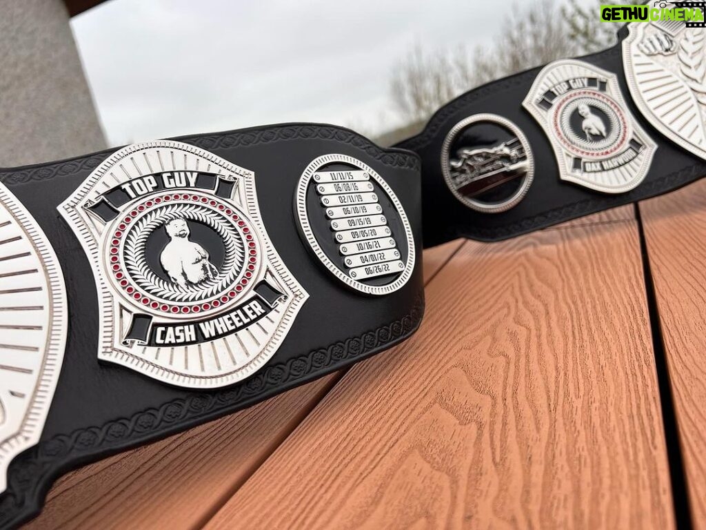 David Michael Harwood Instagram - These will be worth the wait. Low numbers shipping in the next few weeks. 20 x limited edition collector item 7⭐️FTR championship belts.