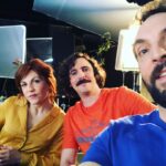 David Mora Instagram - Mon nouveau « meilleur copain d’enfance » ! @nicolazmartino Super mec super acteur. Bientôt sur vos écrans ! 😜 @scenes_de_menages_ @m6officiel