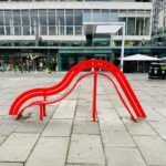 David Morrissey Instagram - Love The Southbank, but these are not the most comfortable benches in the world are they? I mean, where do you put your coffee?
