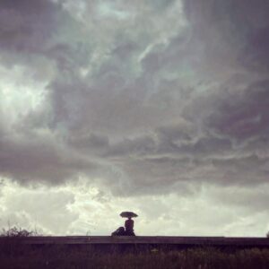 David Morrissey Instagram - Waiting for the storm!