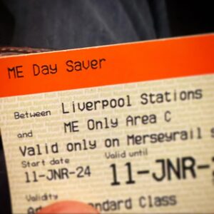 David Morrissey Instagram - I love the fact that even “me” ticket has a Scouse accent!