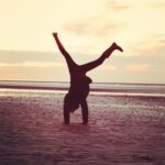 David Thewlis Instagram - Just so that awful skull picture isn’t the last post on this account, here is Hermine walking on the Blackpool sky