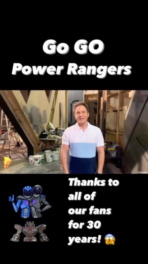 David Yost Instagram - In case you missed it (ICYMI) - @powerrangers 30 Year Anniversary in progress! Really excited to be apart of this project with my buddy @walterejones 
Thanks to the amazing FANS for your 30 years of support! #powerrangers #mightymorphinpowerrangers #blackranger #blueranger #affirmative #affirmyourself