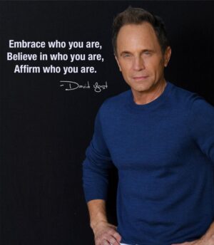 David Yost Instagram - In all of the chaos in the world, there is one thing you can be certain of…yourself.
Embrace who you are,
Believe in who you are,
Affirm who you are. 
You got this! #affirmative #affirmyourself #powerrangers #blueranger #quantumcontinuum
📸 @jonathanwilliamsonphotography