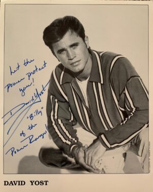 David Yost Instagram - DAY 6 - 12 DAYS OF HOLIDAY GIVING GIVEAWAY Question - when I signed my 1994 headshot, what did I say to let protect you? ( Answer: Power ) Please make sure you are following me & write the correct answer to be entered. #affirmative #affirmyourself #powerrangers #blueranger #12daysofholidaygivinggiveaway