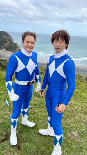 David Yost Instagram - MMPR: ONCE & ALWAYS- I want to give a HUGE shoutout to all the amazing stunt actors at @powerrangers_action_unit & @alpha.stunts_official who made all of us “regular actors” look so POWERFUL! Big thanks to the #BlueRanger performed by ATSUSHI as well as everyone else. I greatly appreciate your dedication and hard work!!!
💪🏼💪🏼💪🏼 #powerrangers30 #powerrangers #mightymorphinpowerrangers #blueranger #affirmative #affirmyourself
