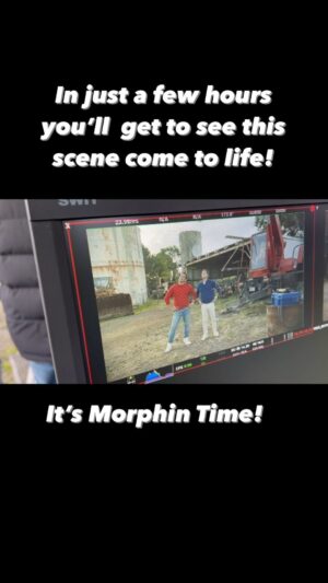 David Yost Instagram - MIGHTY MORPHIN POWER RANGERS: ONCE & ALWAYS - Television Magic at work…a lot of “freeze” & “unfreeze” when you’re a #PowerRanger 
We’re just a few hours away from the Premiere! I hope you enjoy it! 
#powerrangers30 #mightymorphinpowerrangers #affirmative #affirmyourself