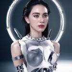 Davika Hoorne Instagram – Davi 🤖 #halloween